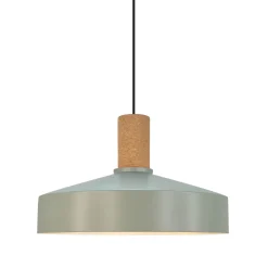 Elvas pendant ⌀37 | cork dusty green