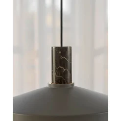 Elvas pendant ⌀37 | marble light brown