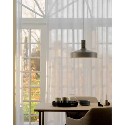 Elvas pendant ⌀37 | marble light brown