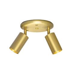 Evanston brass 2-spotlight | satin brass