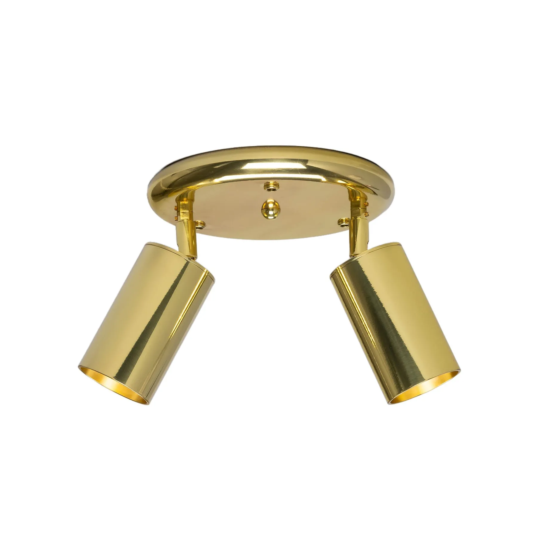 Evanston brass 2-spotlight | satin brass