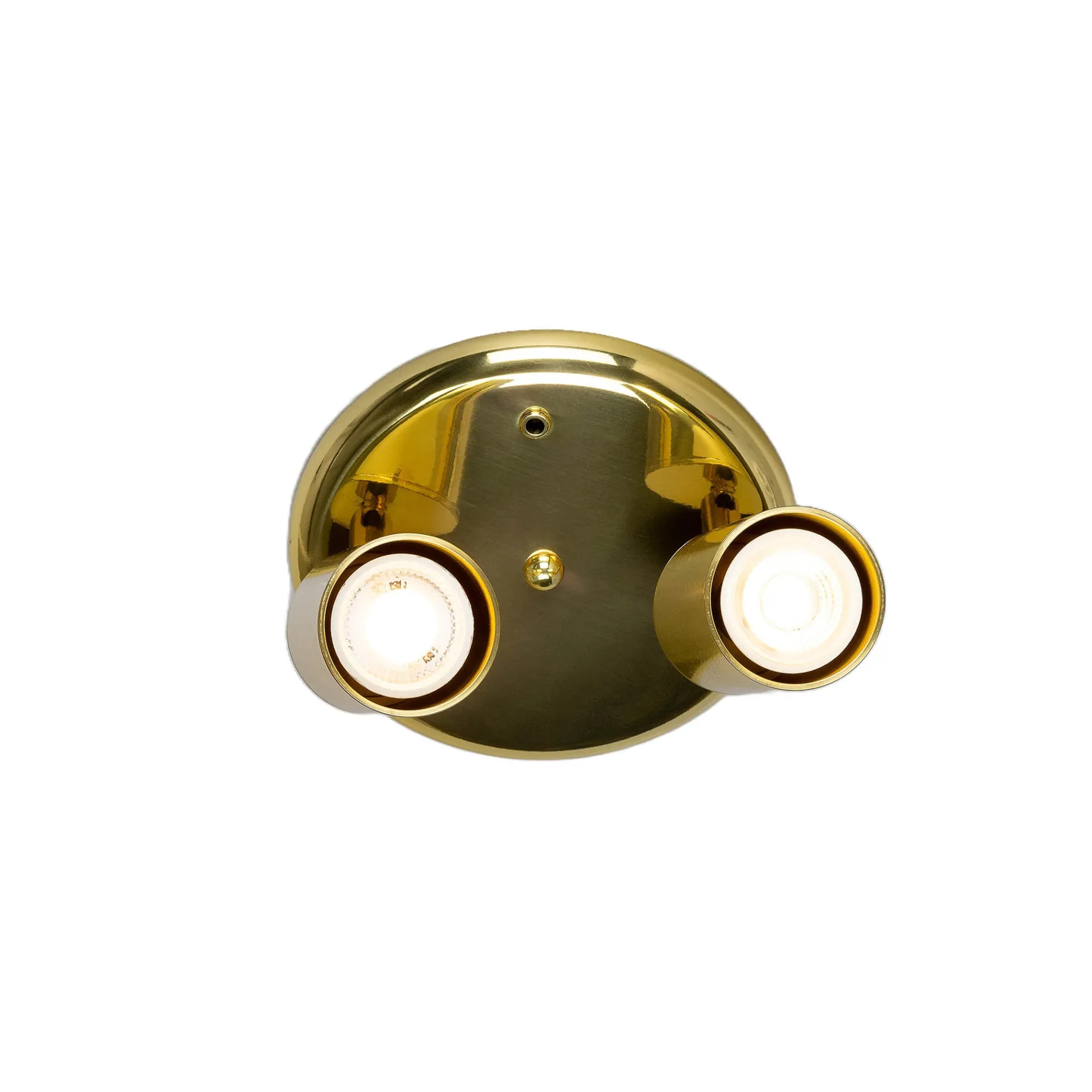 Evanston brass 2-spotlight | satin brass