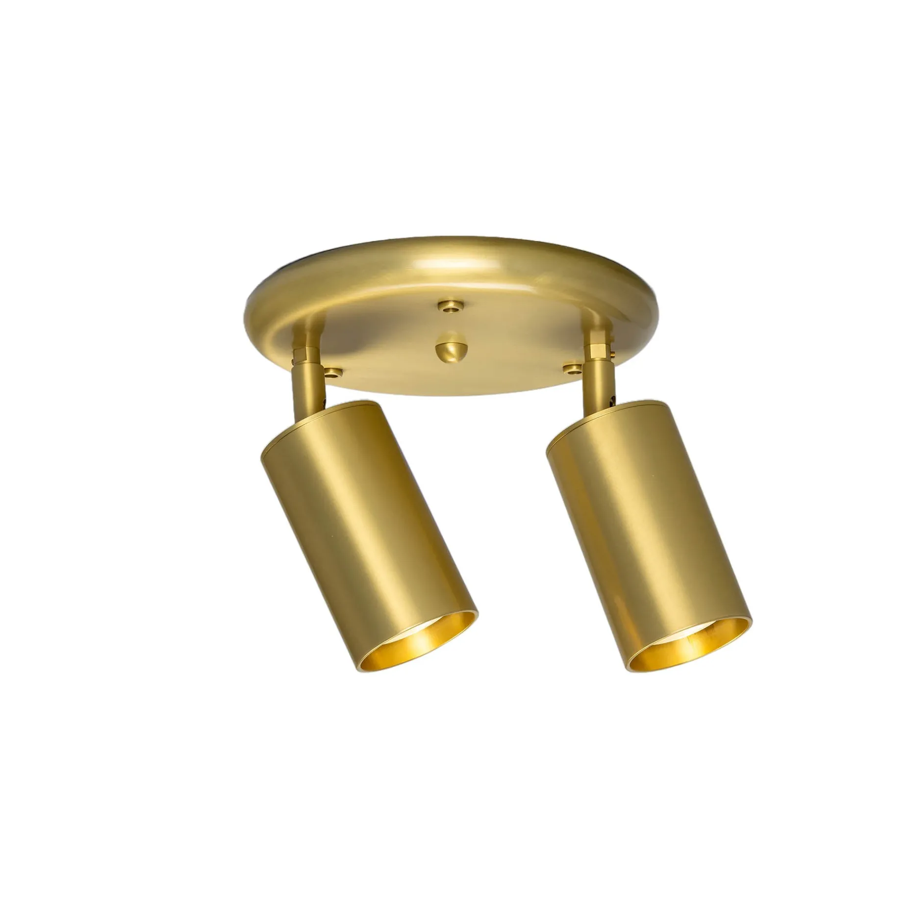 Evanston brass 2-spotlight | satin brass