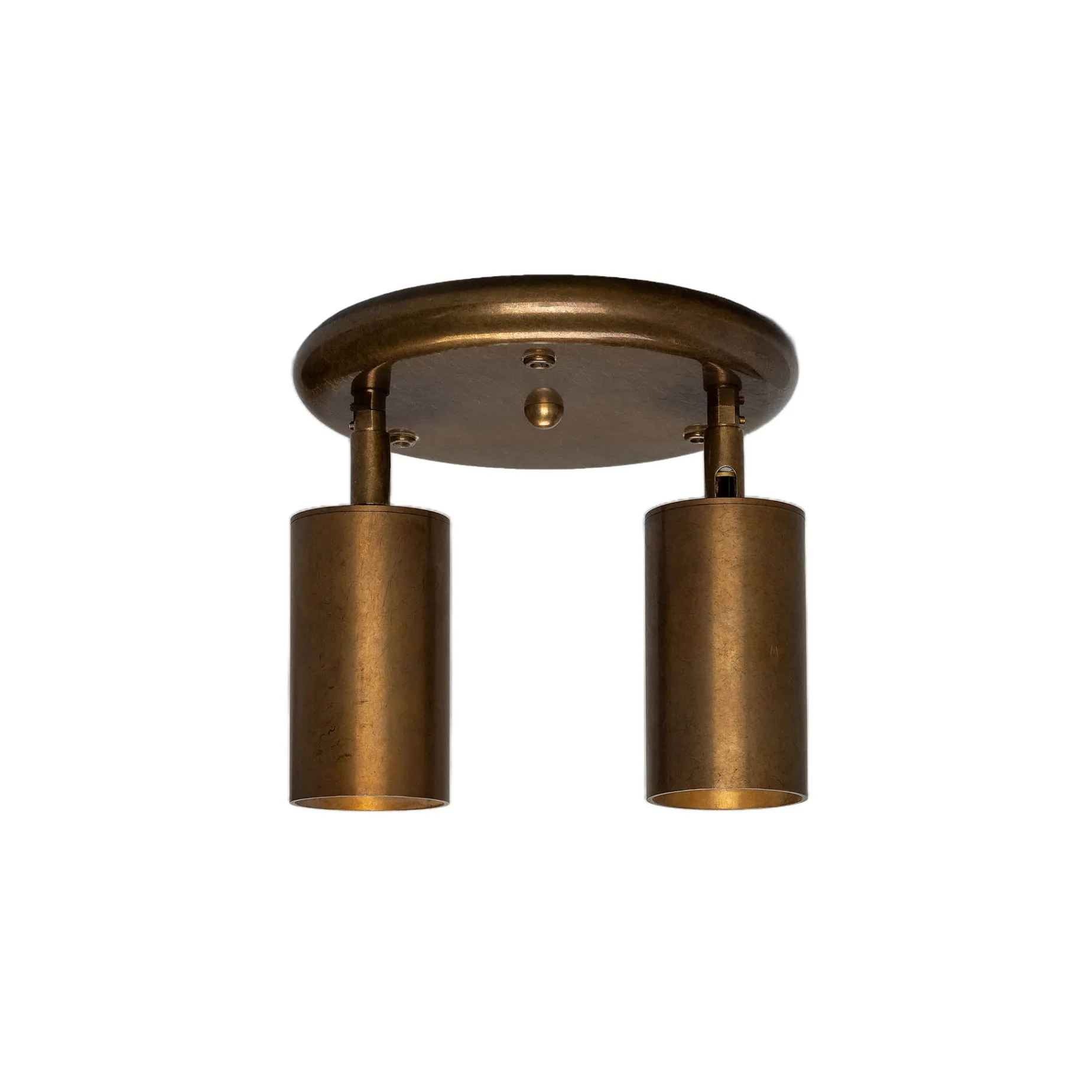 Evanston brass 2-spotlight | satin brass