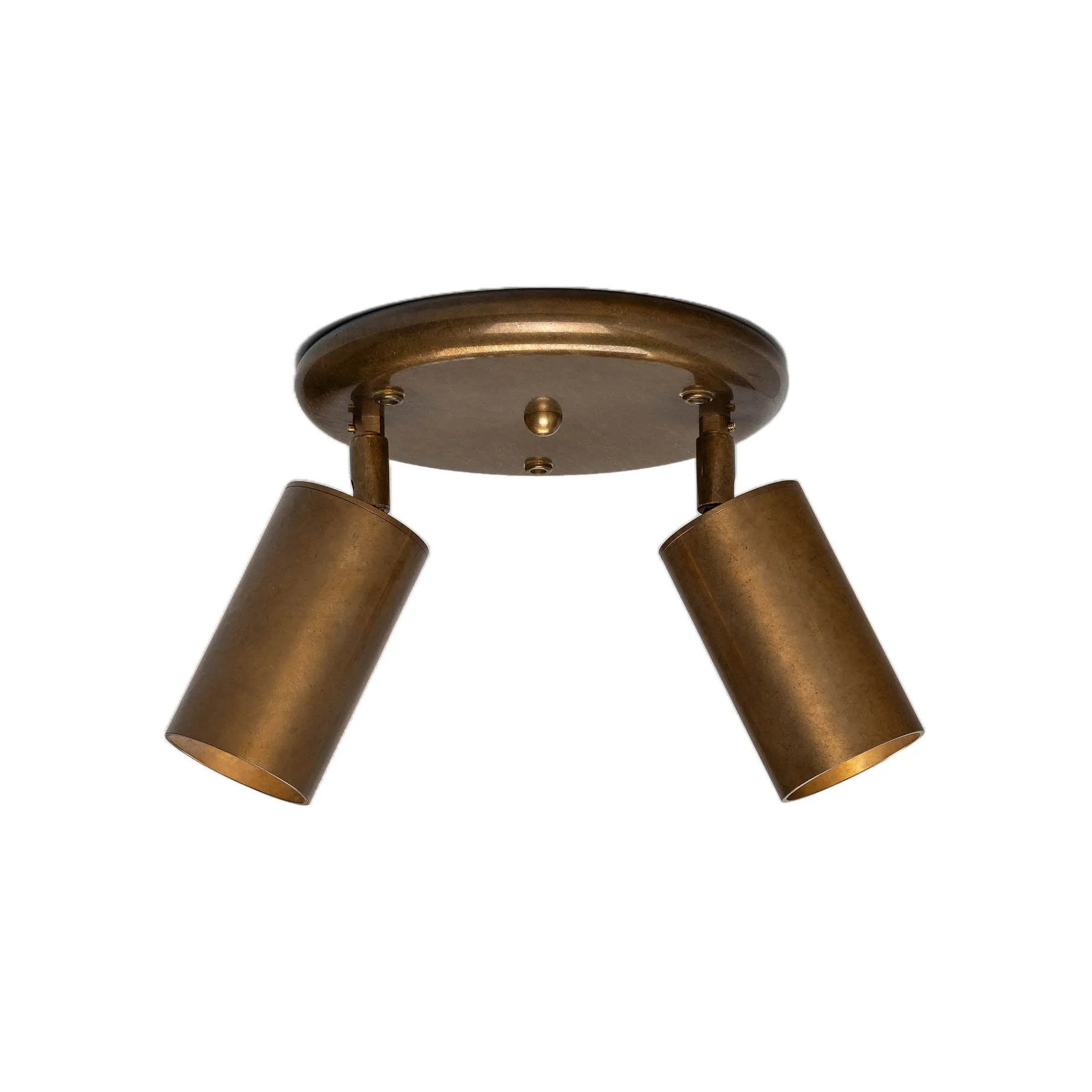 Evanston brass 2-spotlight | satin brass