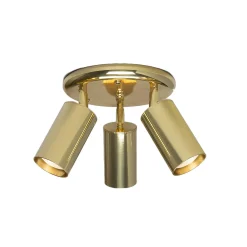 Evanston brass 3-spotlight | polished brass