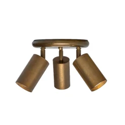 Evanston brass 3-spotlight | polished brass