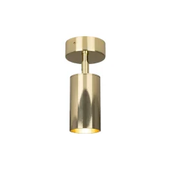 Evanston brass spotlight | antique silver