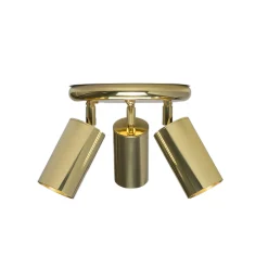 Evanston brass 3-spotlight | antique brass