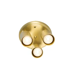 Evanston brass 3-spotlight | antique brass