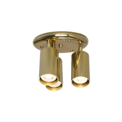 Evanston brass 3-spotlight | antique brass