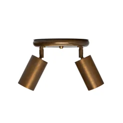 Evanston brass 2-spotlight | antique brass