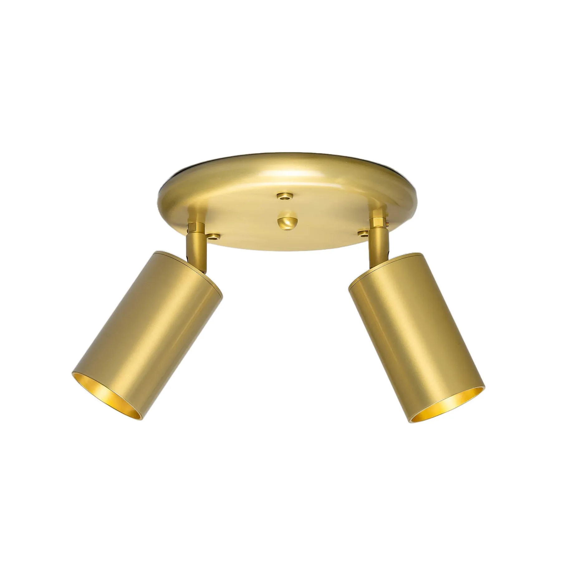 Evanston brass 2-spotlight | antique brass
