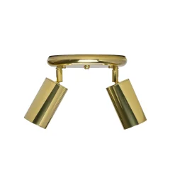Evanston brass 2-spotlight | antique brass