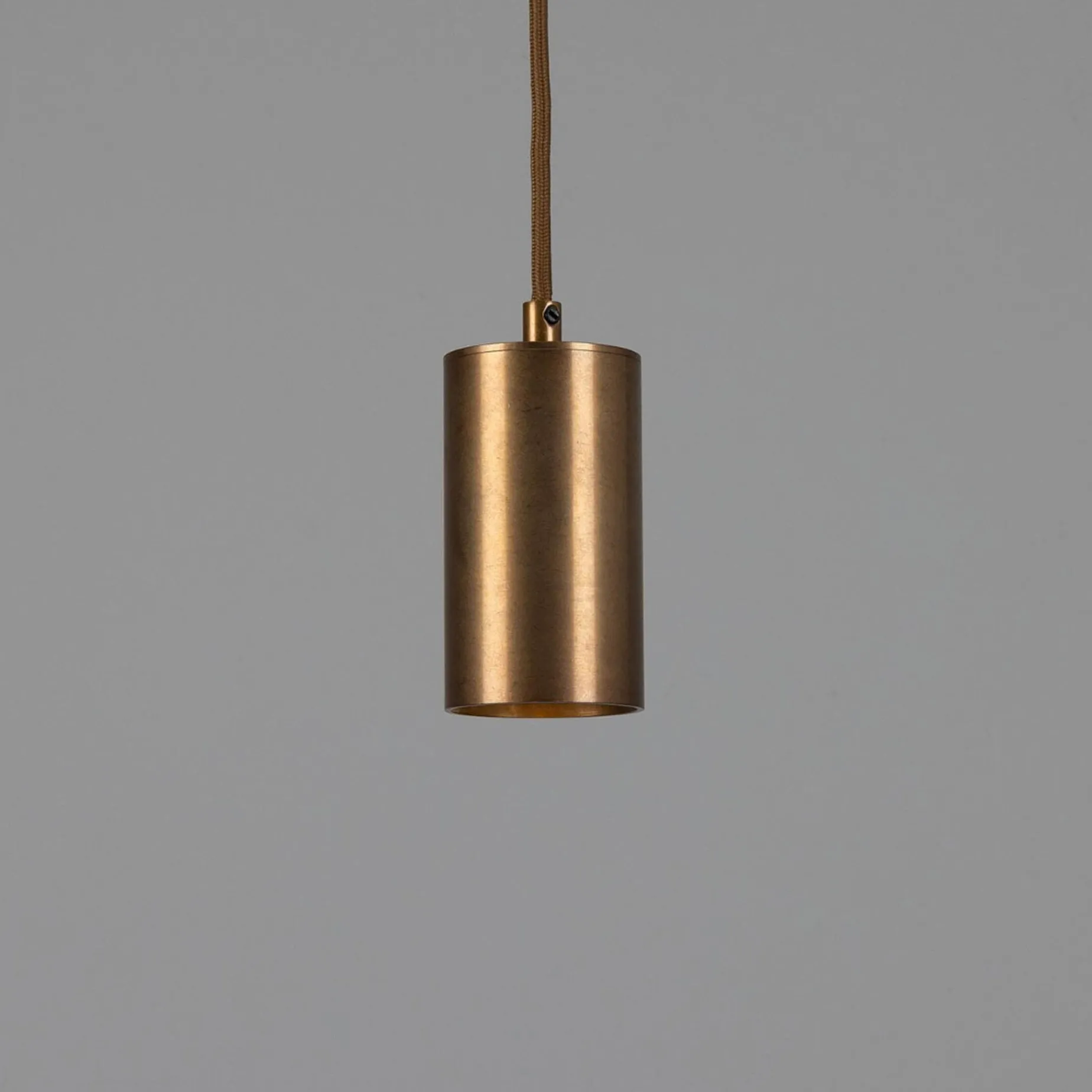 Evanston pendant | satin brass
