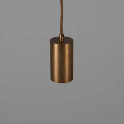 Evanston pendant | satin brass