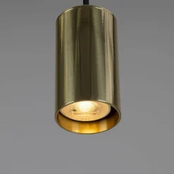 Evanston pendant | satin brass