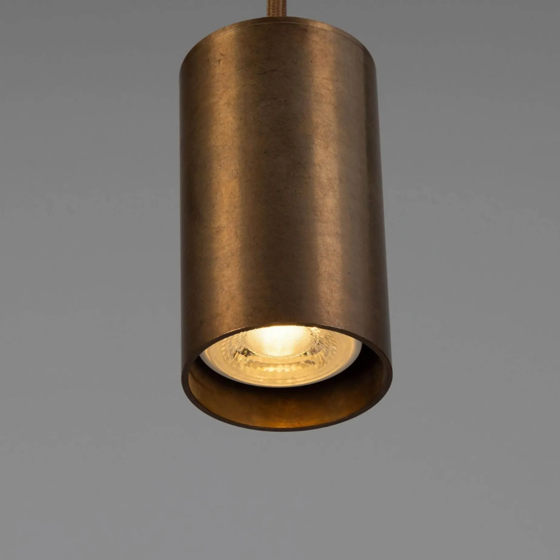 Evanston pendant | satin brass