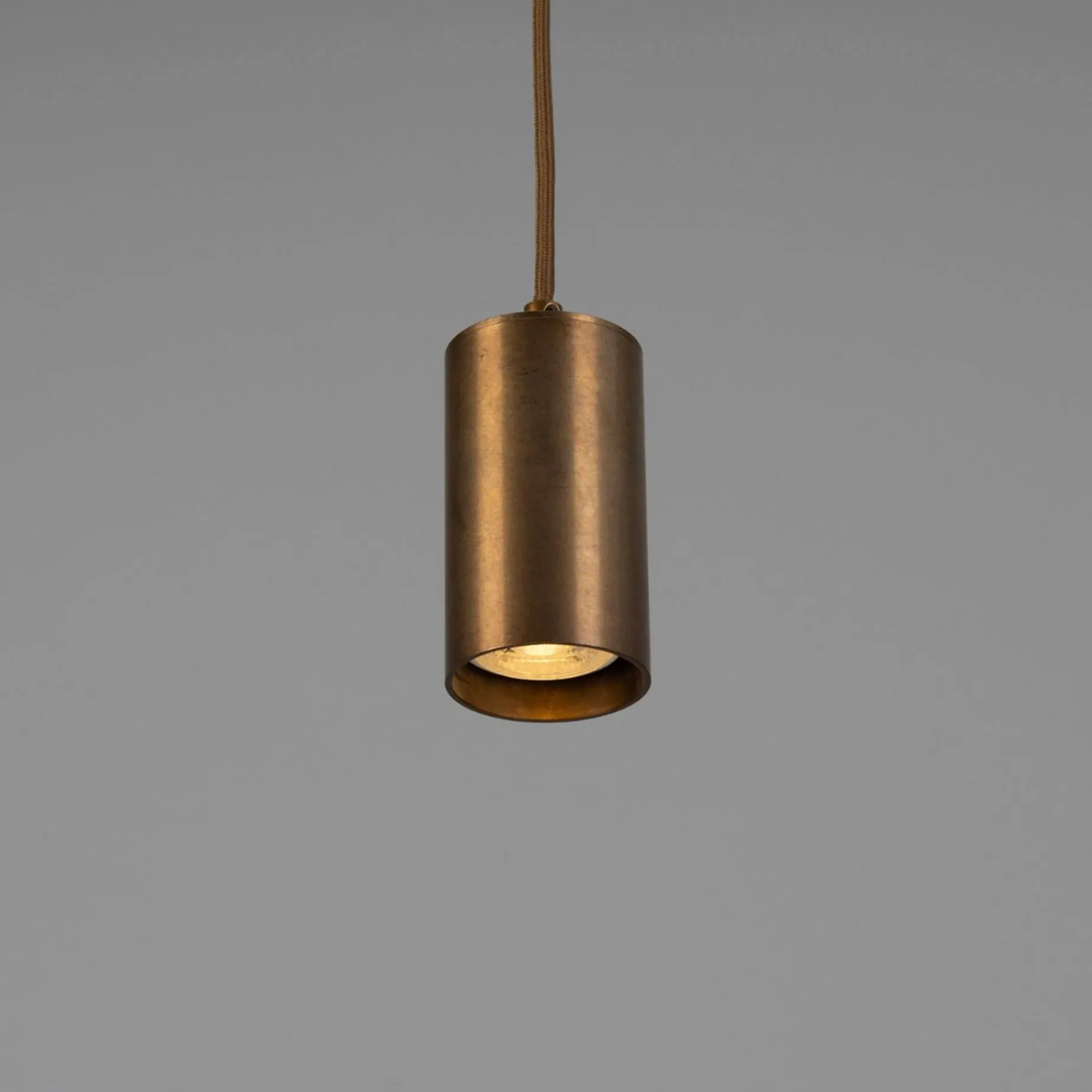 Evanston pendant | satin brass