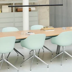 Factor Linear pendant | diffused soft black