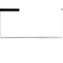 Factor Linear pendant | diffused clear anodised