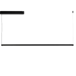 Factor Linear pendant | diffused clear anodised