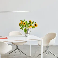 Factor Linear pendant | diffused clear anodised