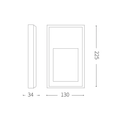 Febe horizontal IP65 | anthracite