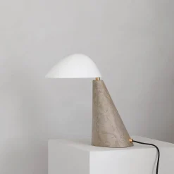 Fellow table | dark atlantico limestone