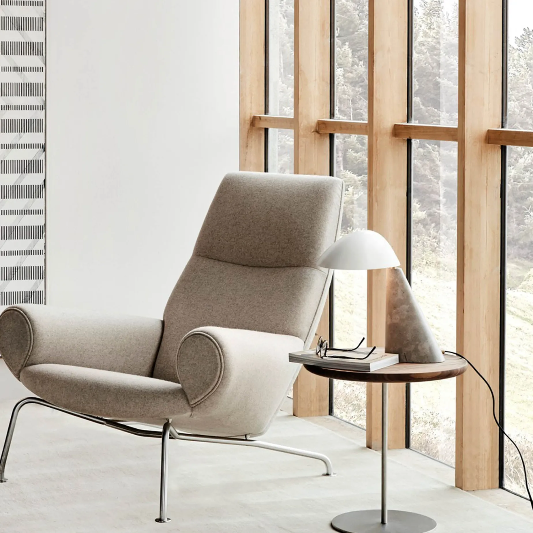 Fellow table | dark atlantico limestone