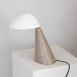 Fellow table | dark atlantico limestone