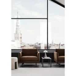 Fellow table | dark atlantico limestone