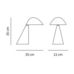 Fellow table | dark atlantico limestone