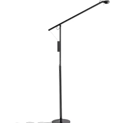 Fifty-Fifty floor lamp | soft black