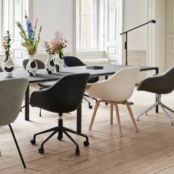 Fifty-Fifty floor lamp | soft black