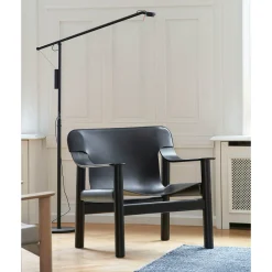 Fifty-Fifty floor lamp | soft black
