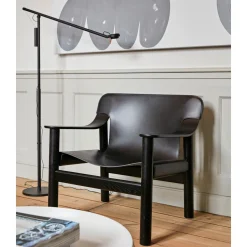 Fifty-Fifty floor lamp | soft black