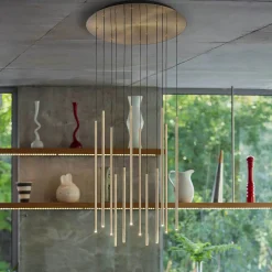 Filo 12 pendant | brass