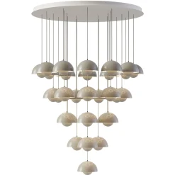 Flowerpot VP1 | chandelier 10 / dark plum
