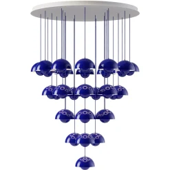 Flowerpot VP1 | chandelier 10 / dark plum