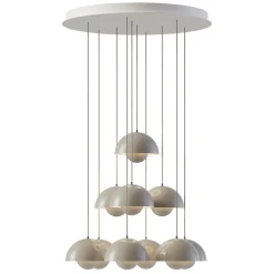 Flowerpot VP1 | chandelier 10 / dark plum