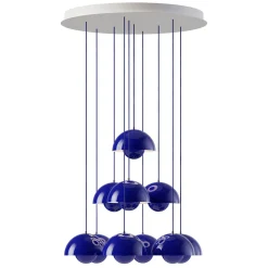 Flowerpot VP1 | chandelier 10 / dark plum