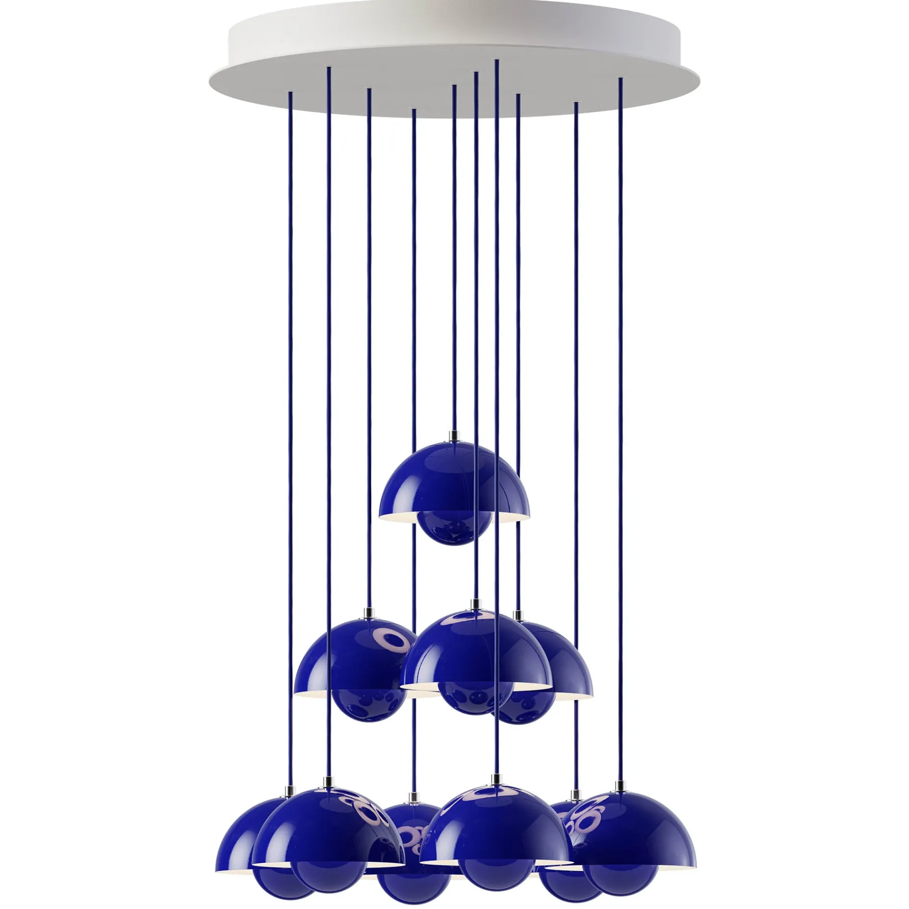 Flowerpot VP10 | chandelier 10 / grey beige