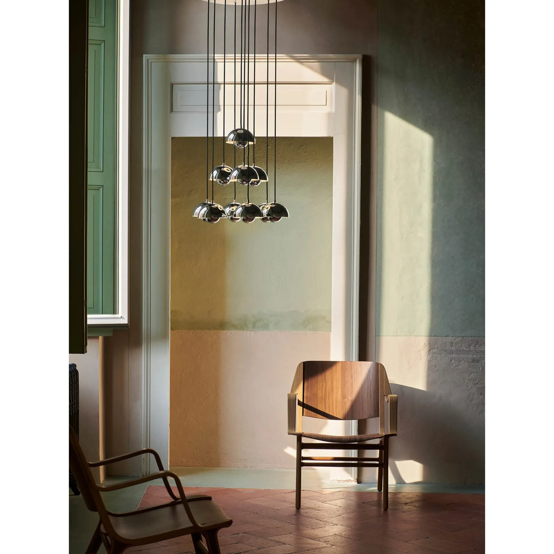 Flowerpot VP10 | chandelier 10 / grey beige