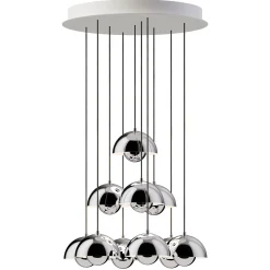 Flowerpot VP10 | chandelier 10 / grey beige