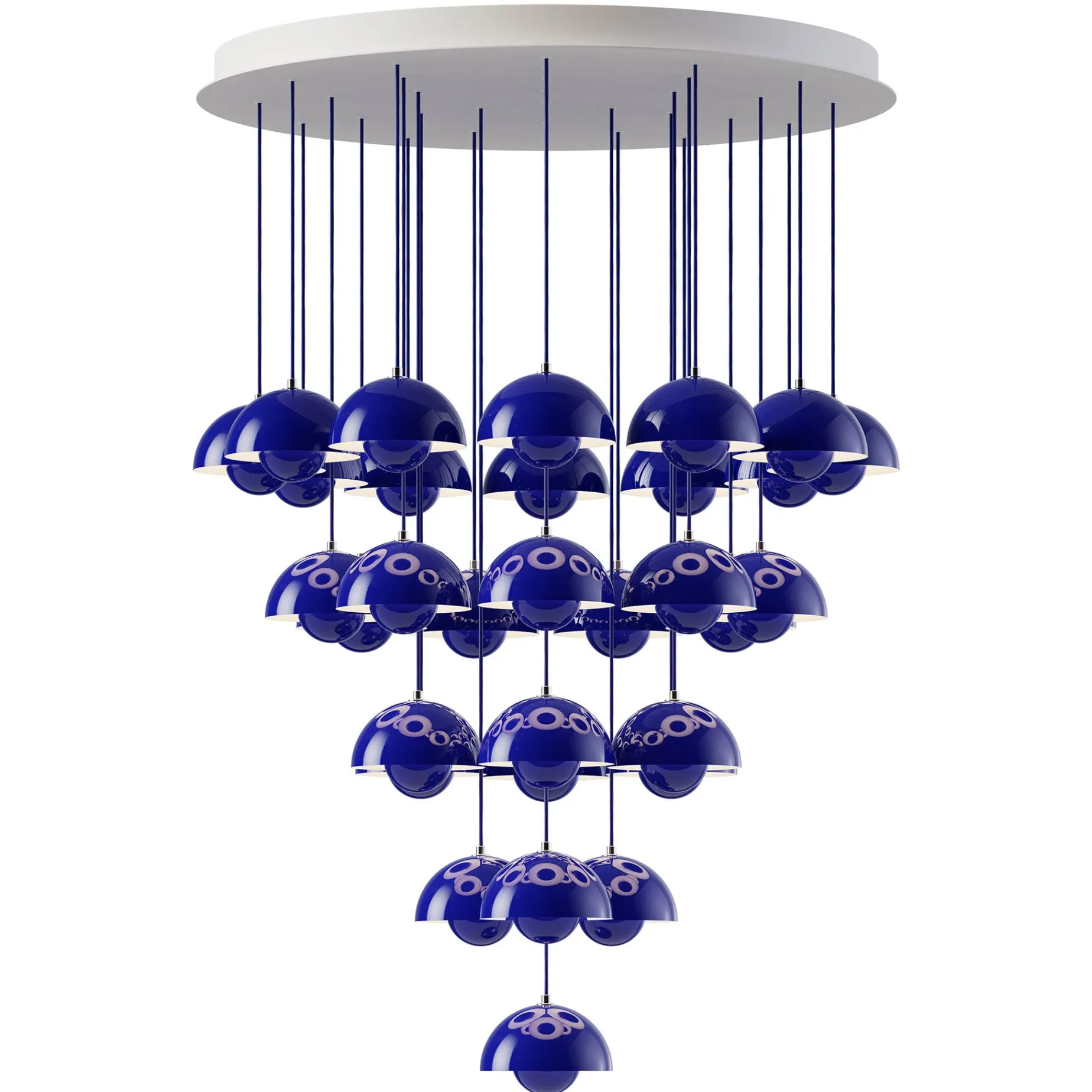 Flowerpot VP10 | chandelier 10 / grey beige