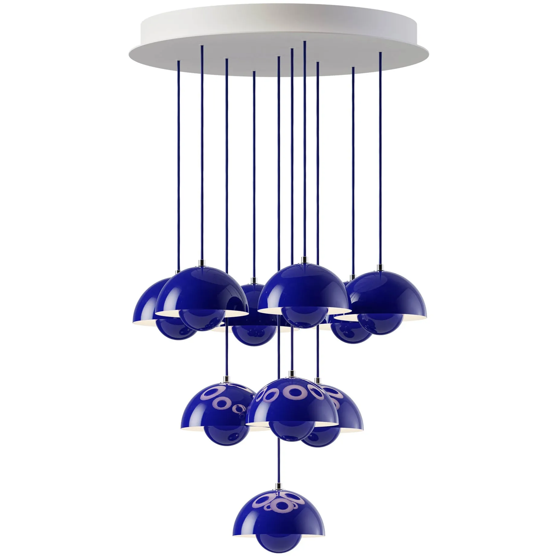 Flowerpot VP10 | chandelier 10 / grey beige