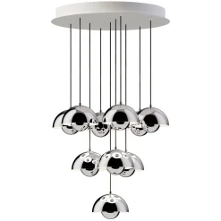 Flowerpot VP10 | chandelier 10 / grey beige