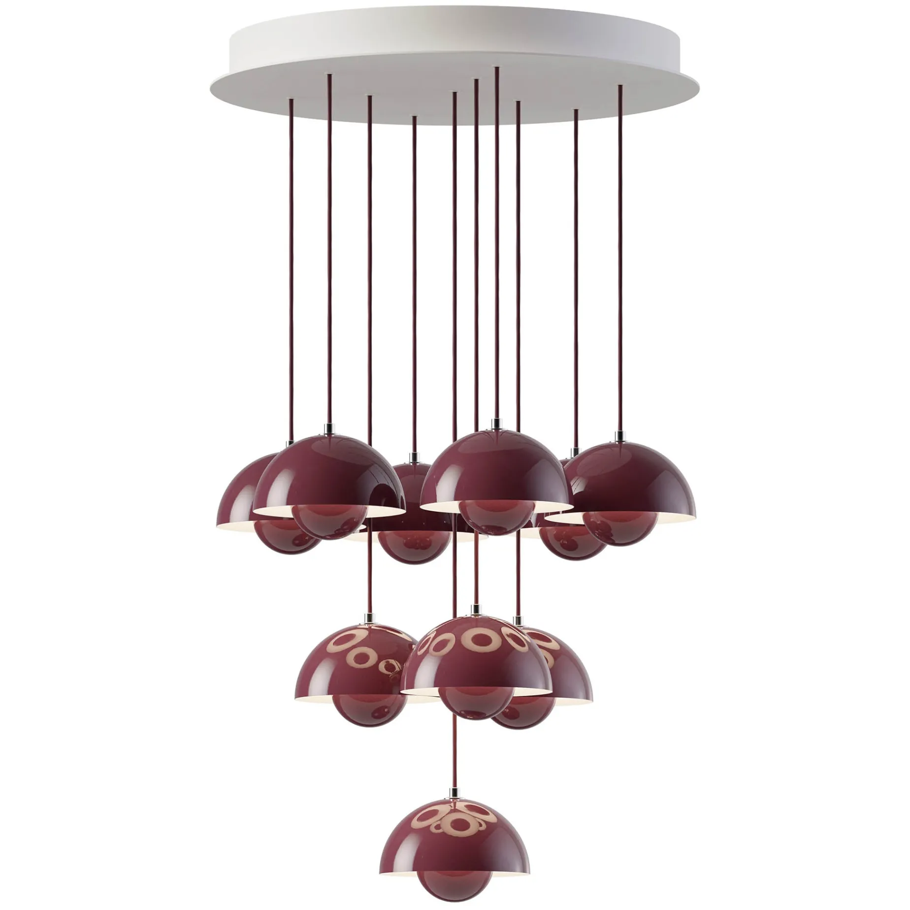 Flowerpot VP10 | chandelier 10 / grey beige