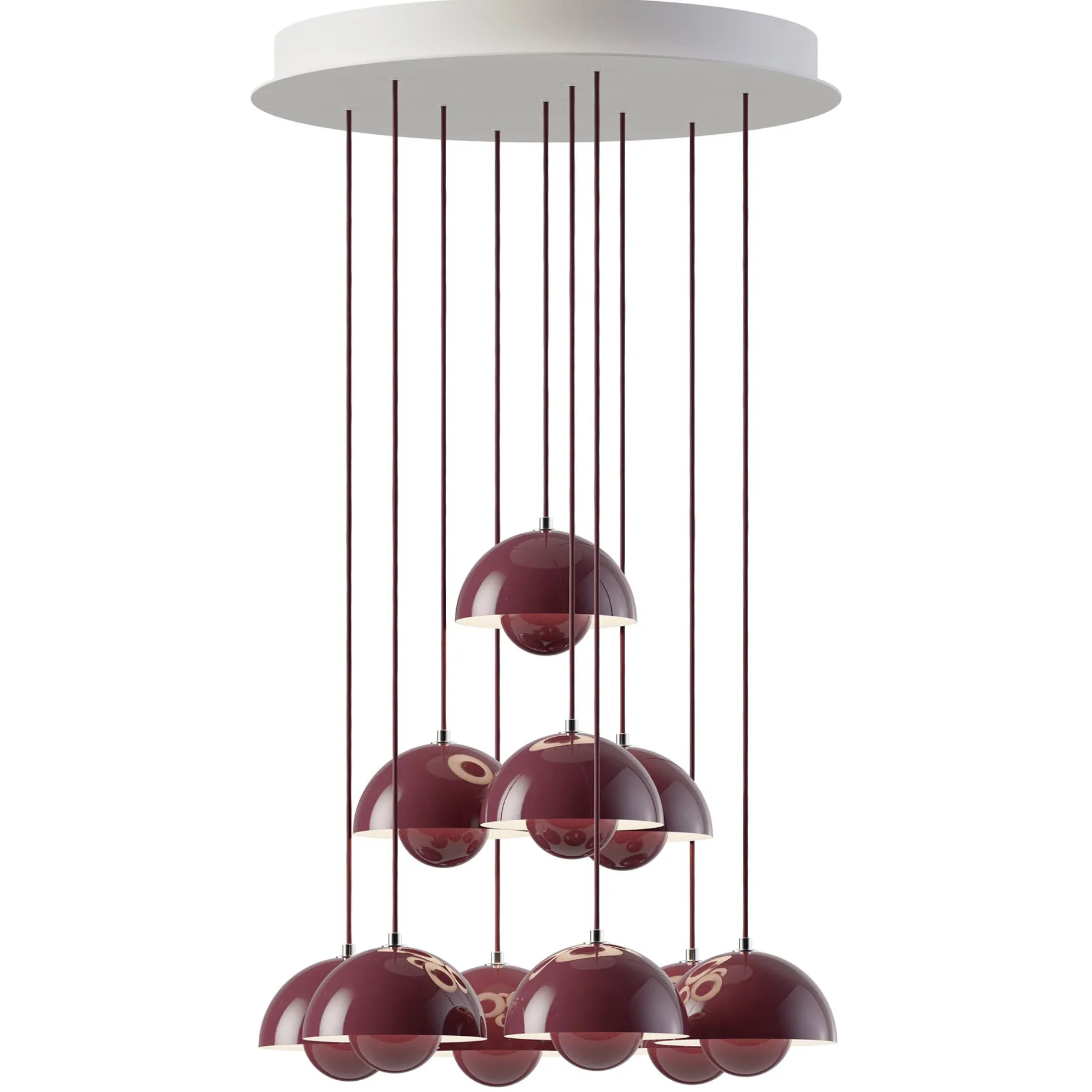 Flowerpot VP10 | chandelier 10 / grey beige